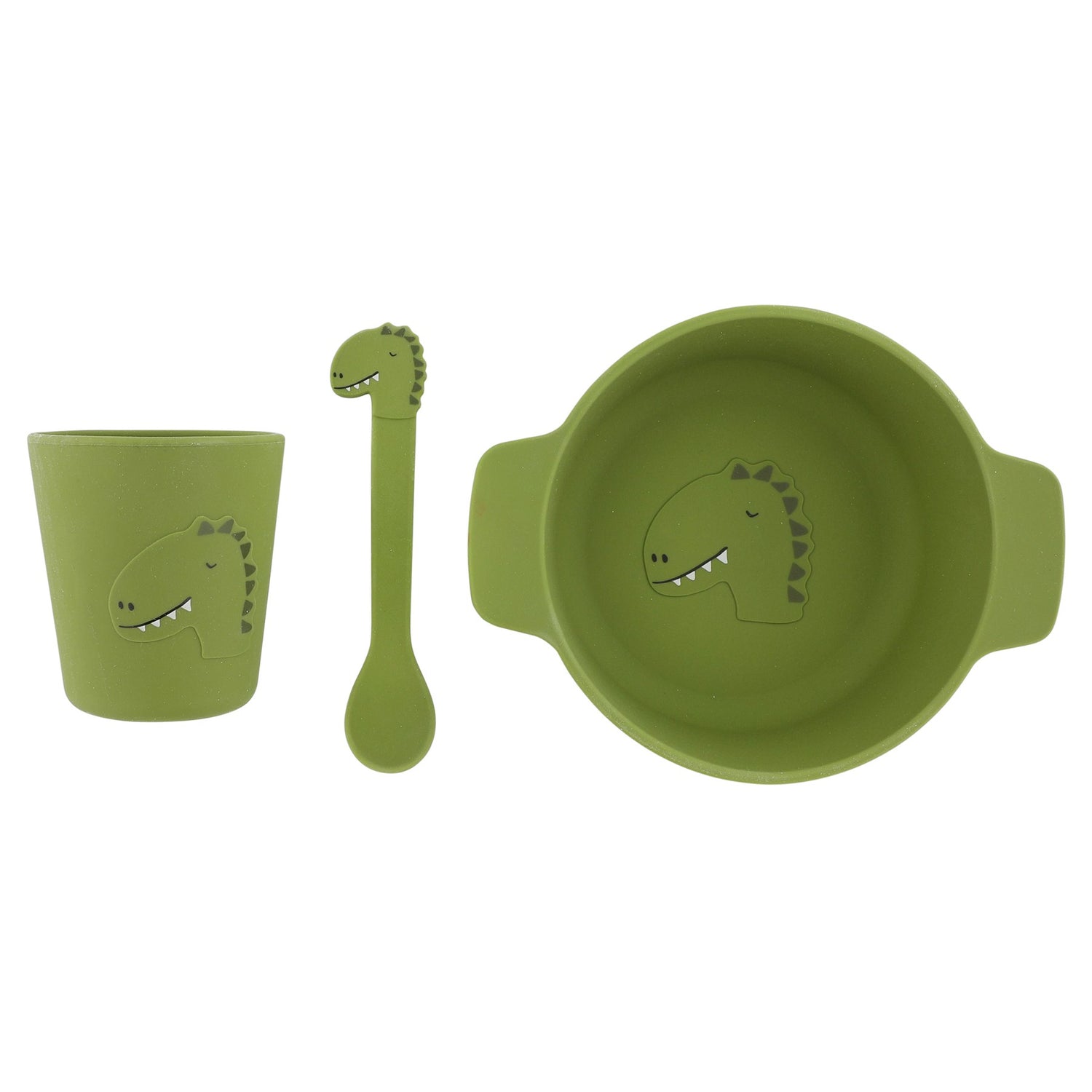 Silicone First Meal Set for Kids - Mr. Dino